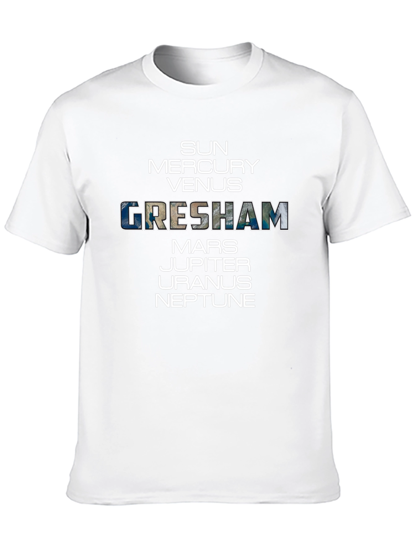 Planets Solar System Gresham Graphic T-Shirt