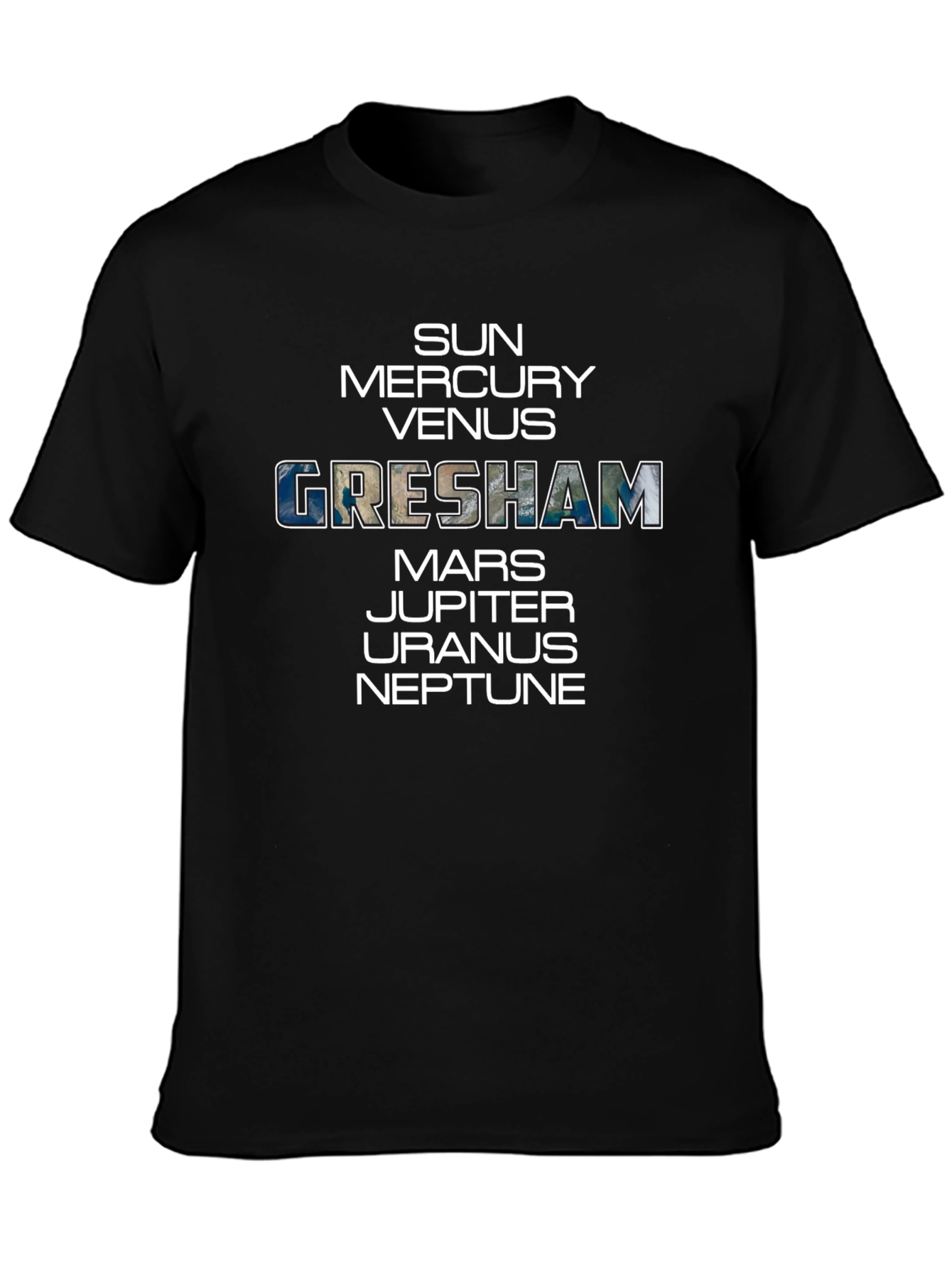 Planets Solar System Gresham Graphic T-Shirt