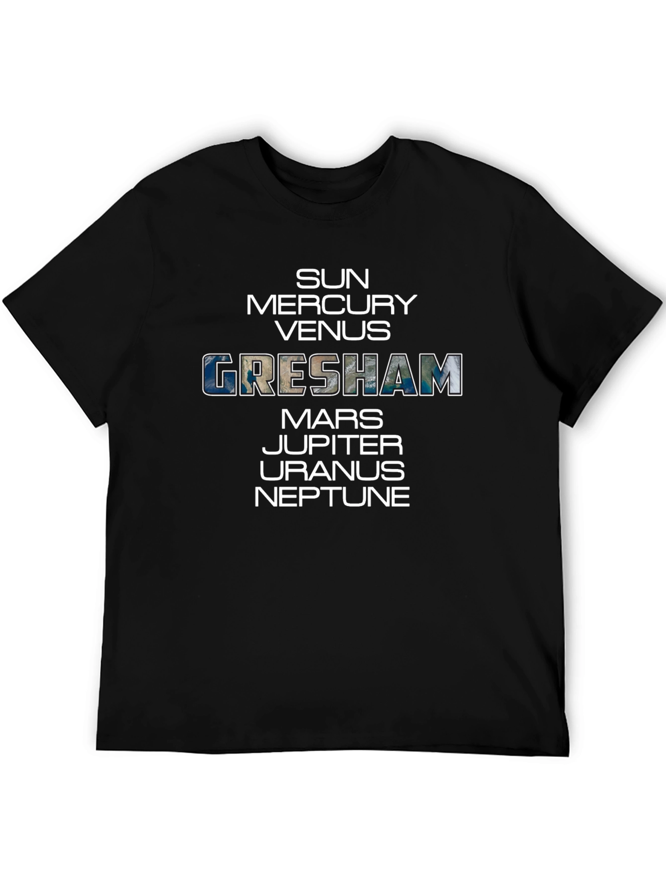 Planets Solar System Gresham Graphic T-Shirt