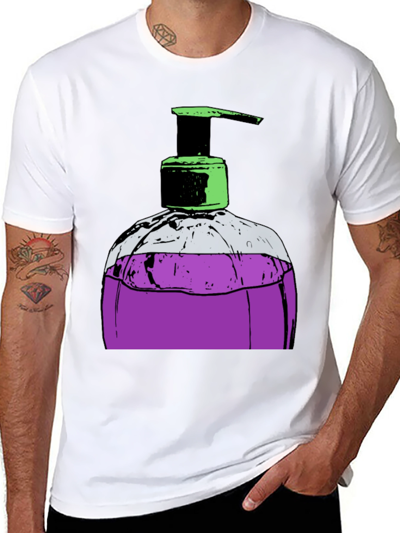 Novelty Soap Dispenser Graphic Tee