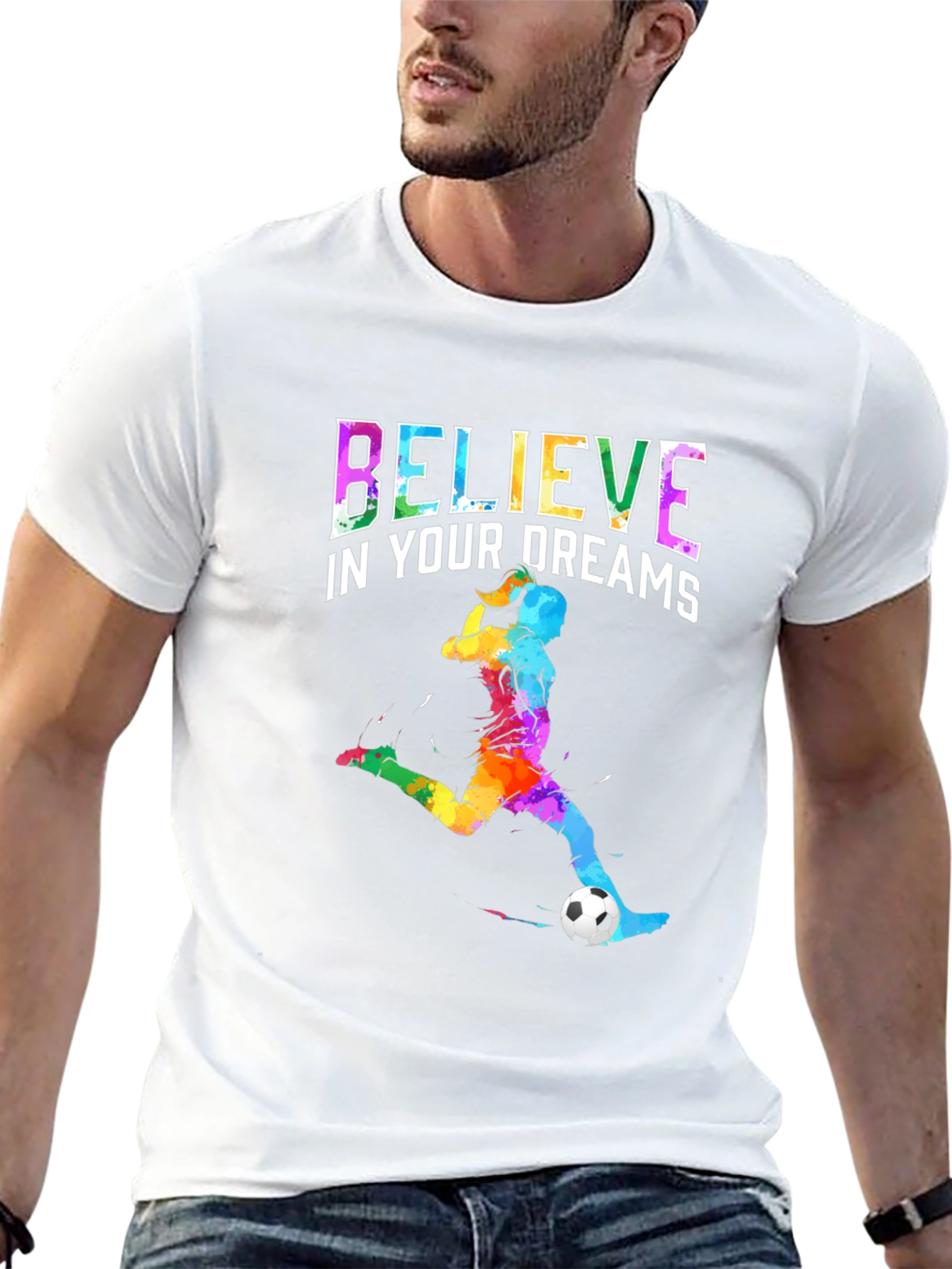 Believe in Your Dreams Soccer T-Shirt
