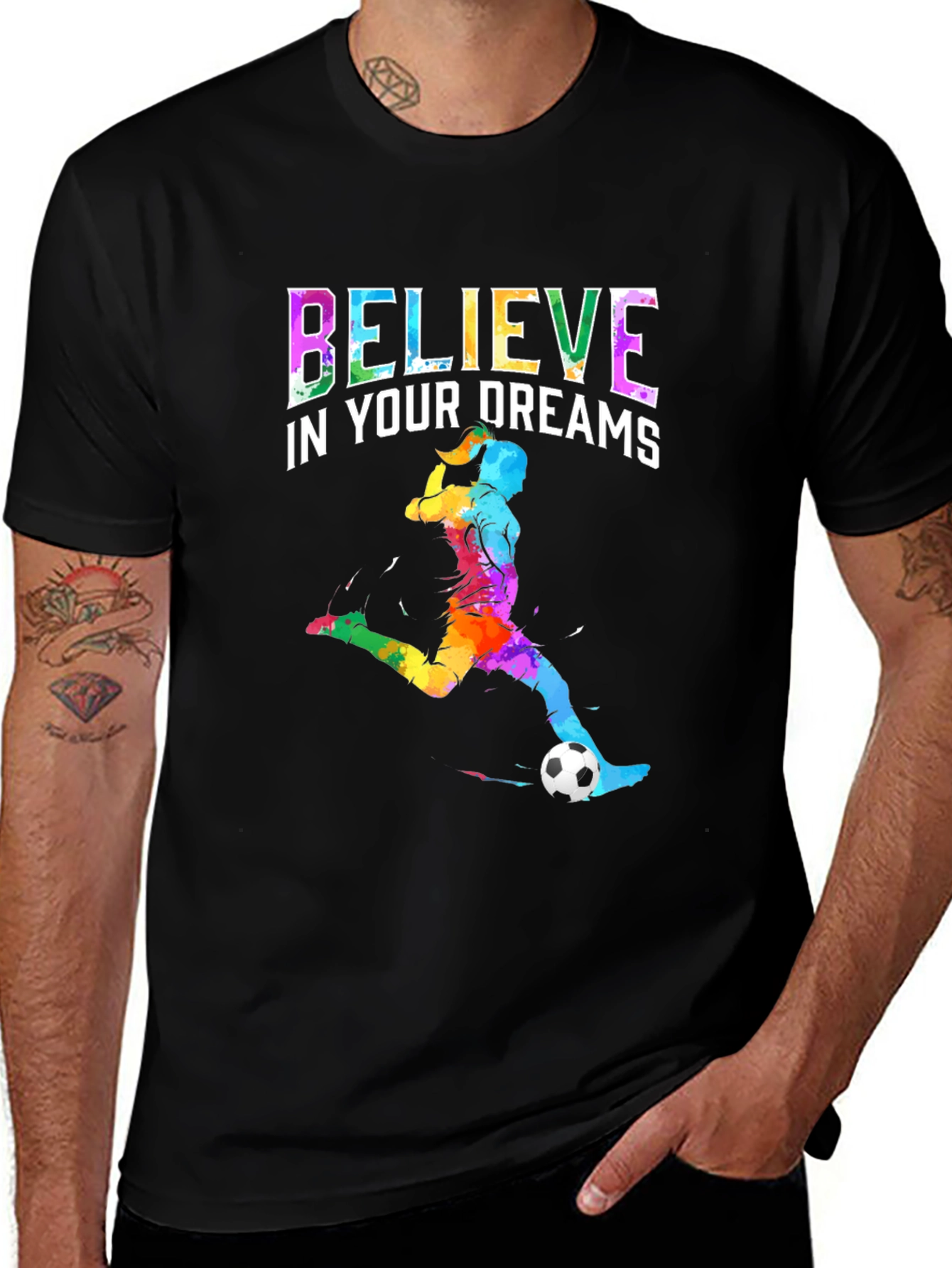 Believe in Your Dreams Soccer T-Shirt
