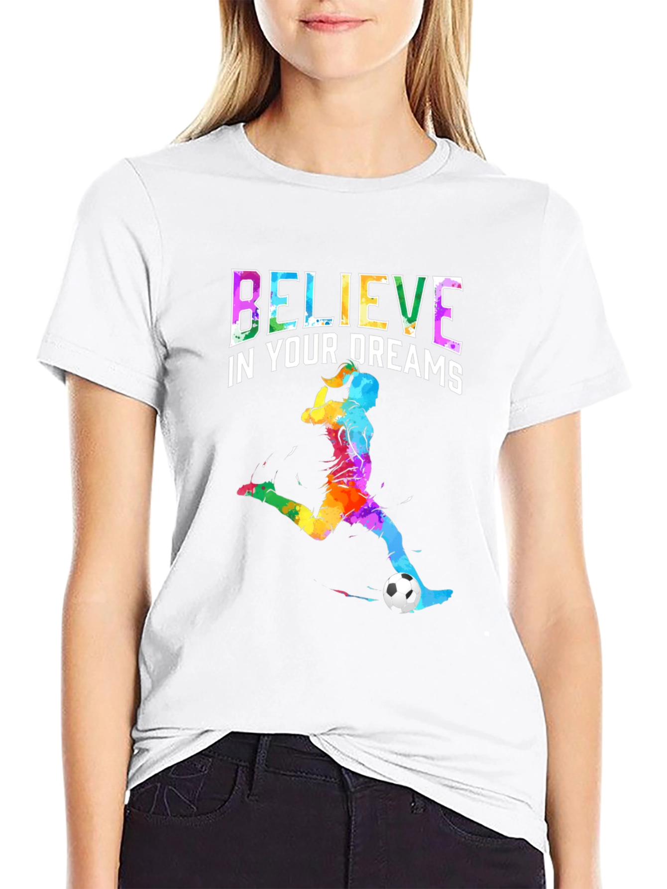 Believe in Your Dreams Soccer T-Shirt