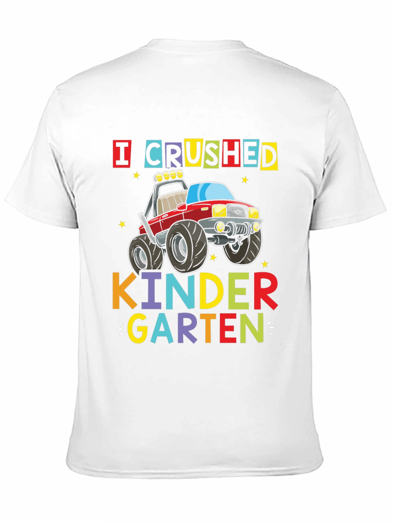 Crushed Kindergarten Monster Truck Graphic Tee