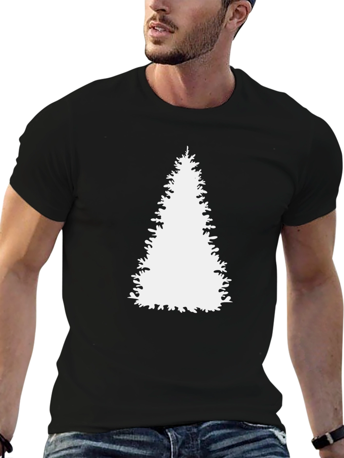 Christmas Tree Graphic T-Shirt - Holiday Tee