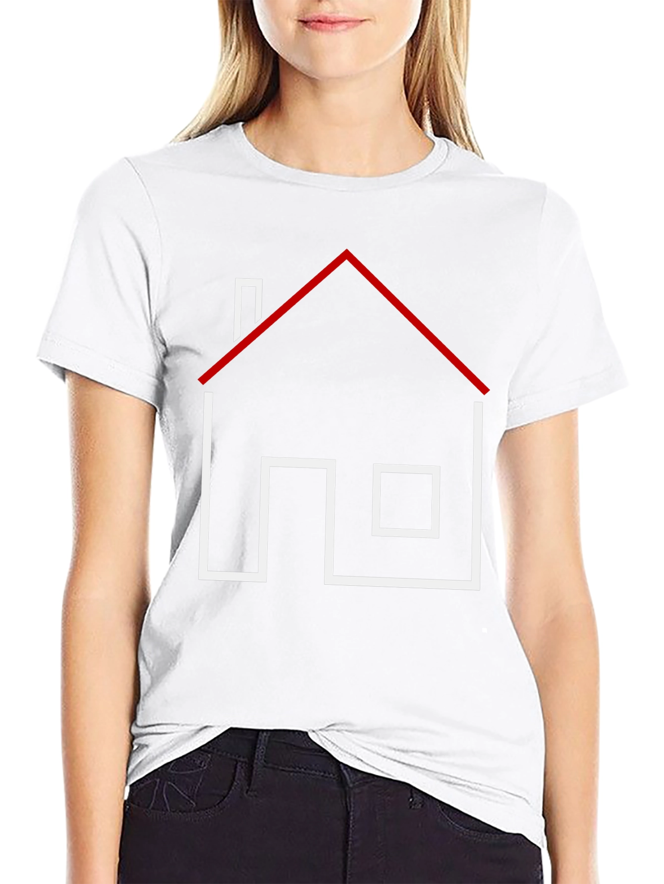 Modern House Graphic Tee - Stylish Comfort