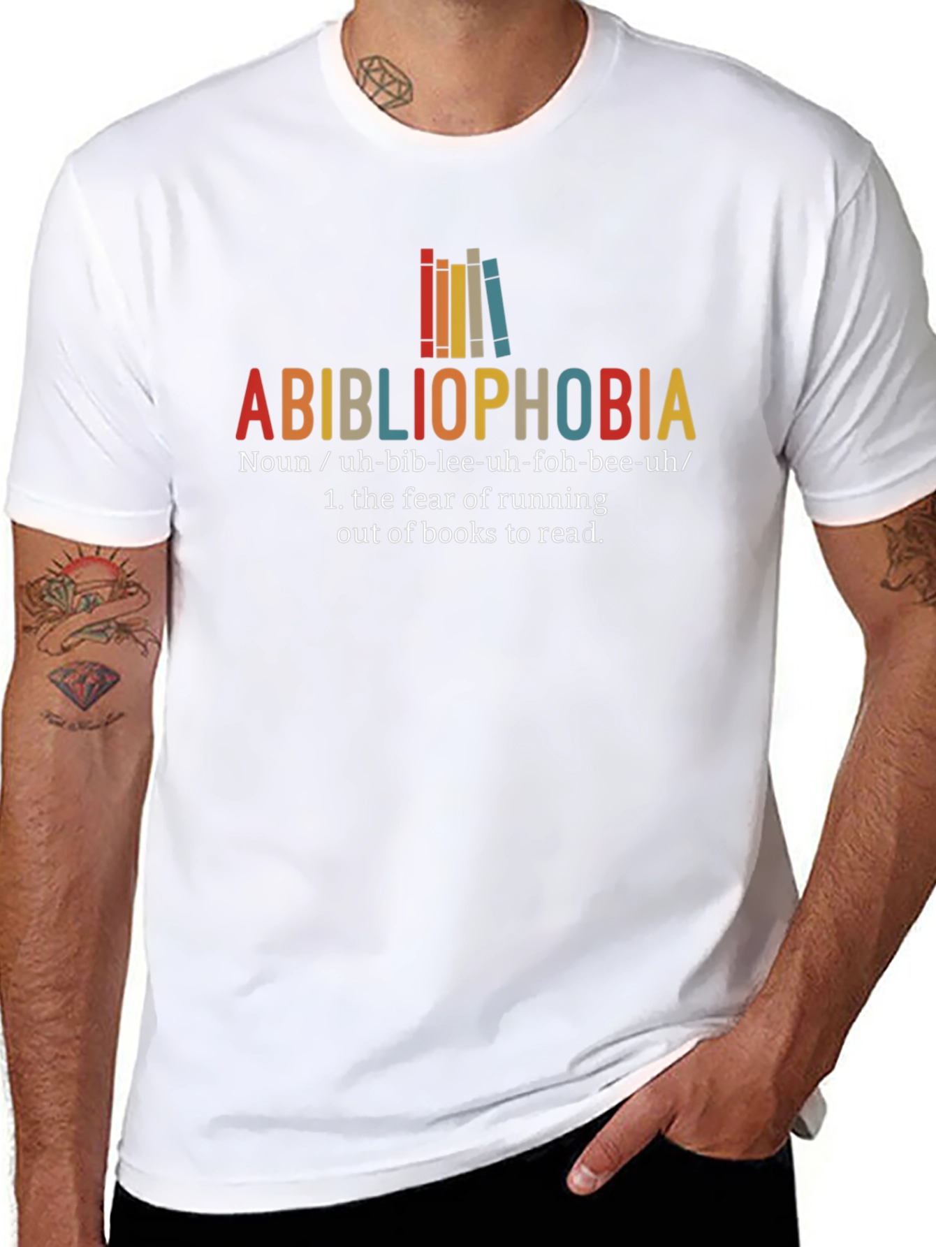 Bibliophobia T-Shirt - Book Lover Tee