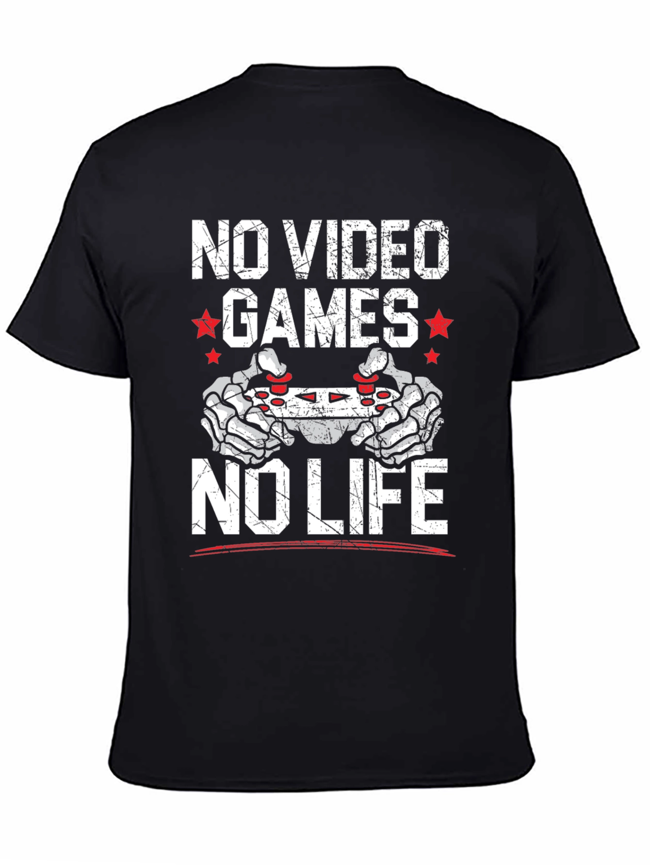 No Video Games No Life Graphic Tee