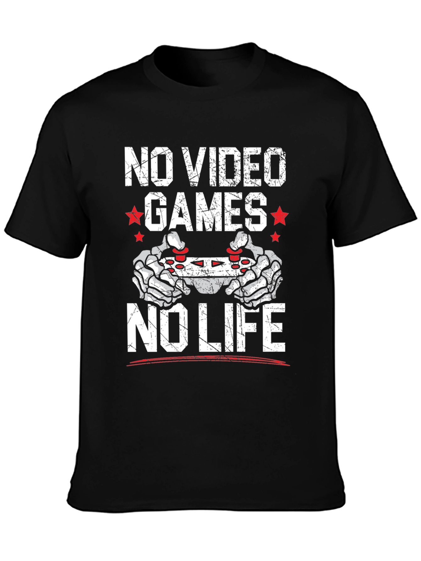 No Video Games No Life Graphic Tee