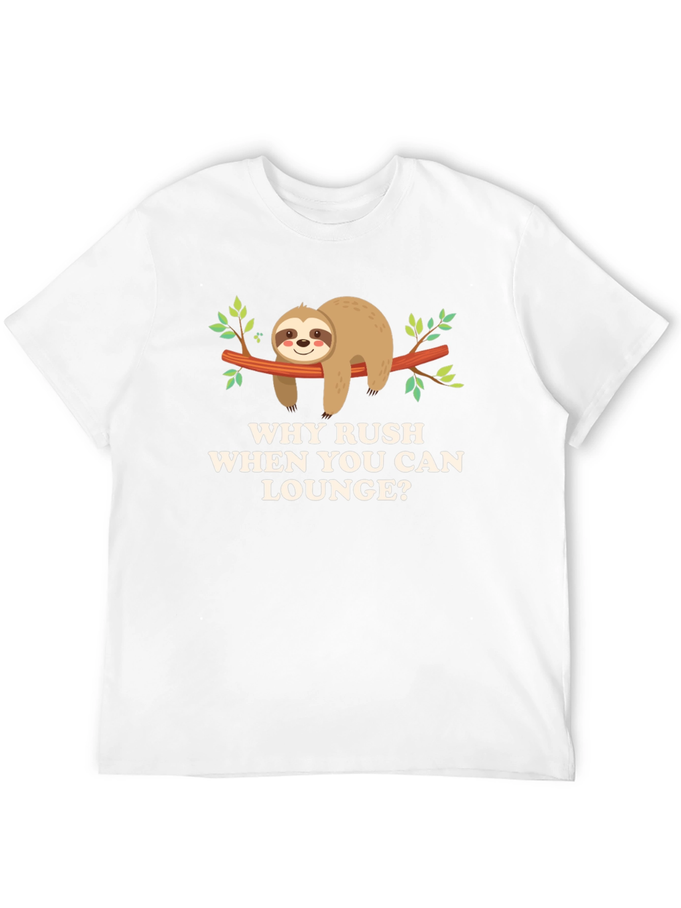 Why Rush Lounge? Sloth Graphic Tee