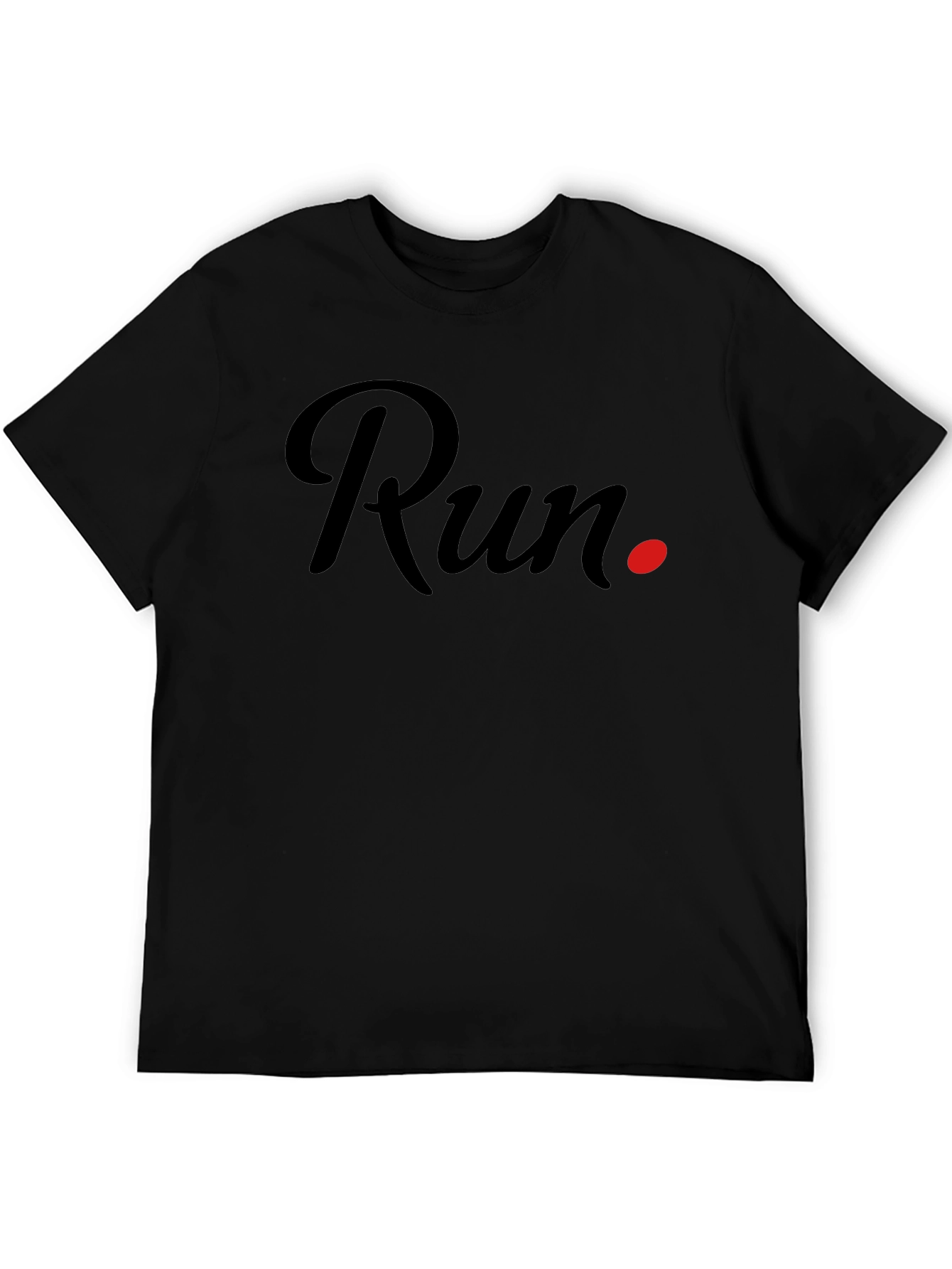 Run Graphic T-Shirt - Sporty Casual Tee