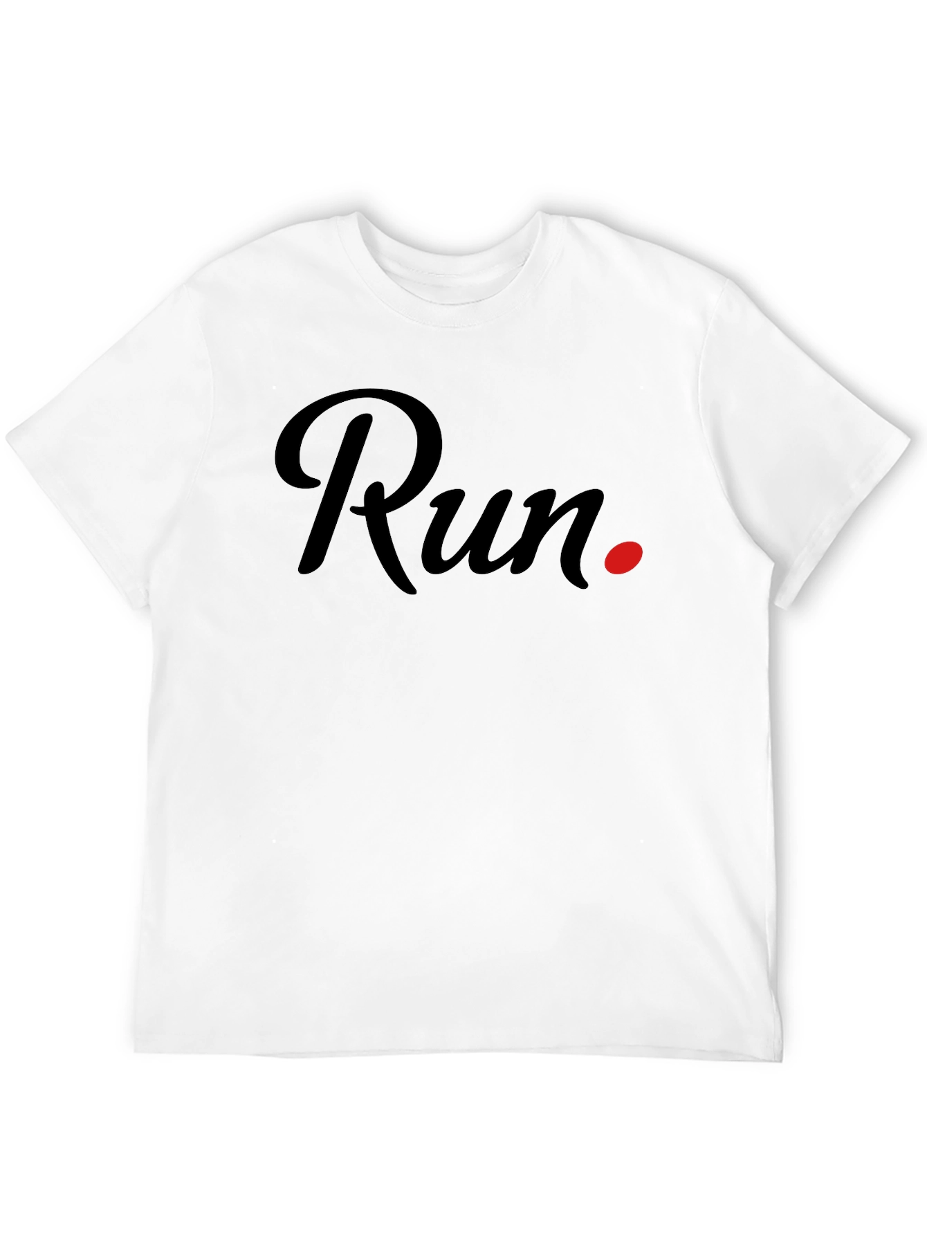Run Graphic T-Shirt - Sporty Casual Tee