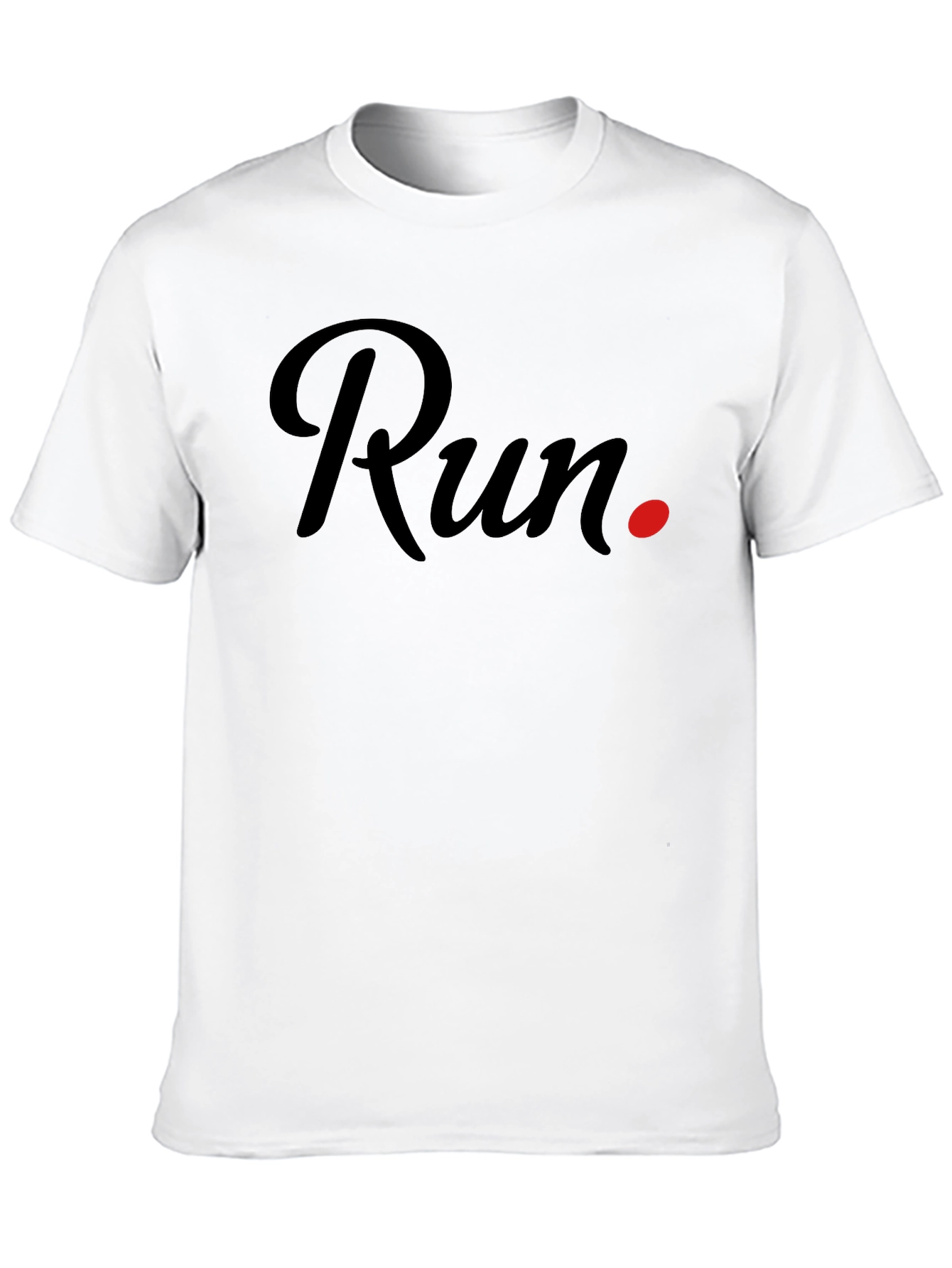 Run Graphic T-Shirt - Sporty Casual Tee