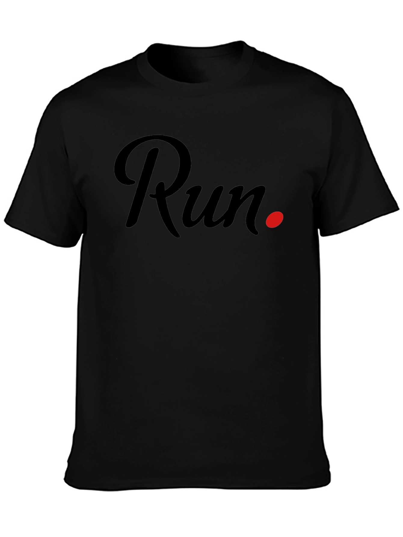 Run Graphic T-Shirt - Sporty Casual Tee
