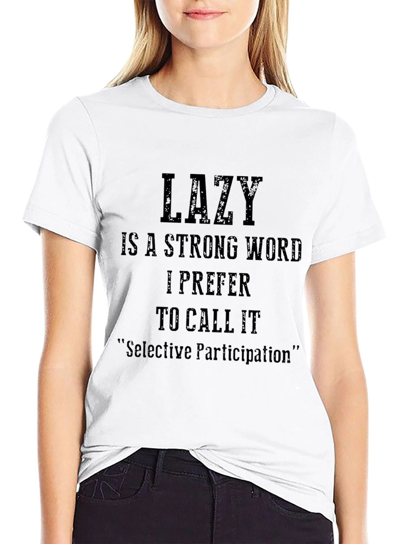 Funny Lazy Sarcastic Graphic T-Shirt