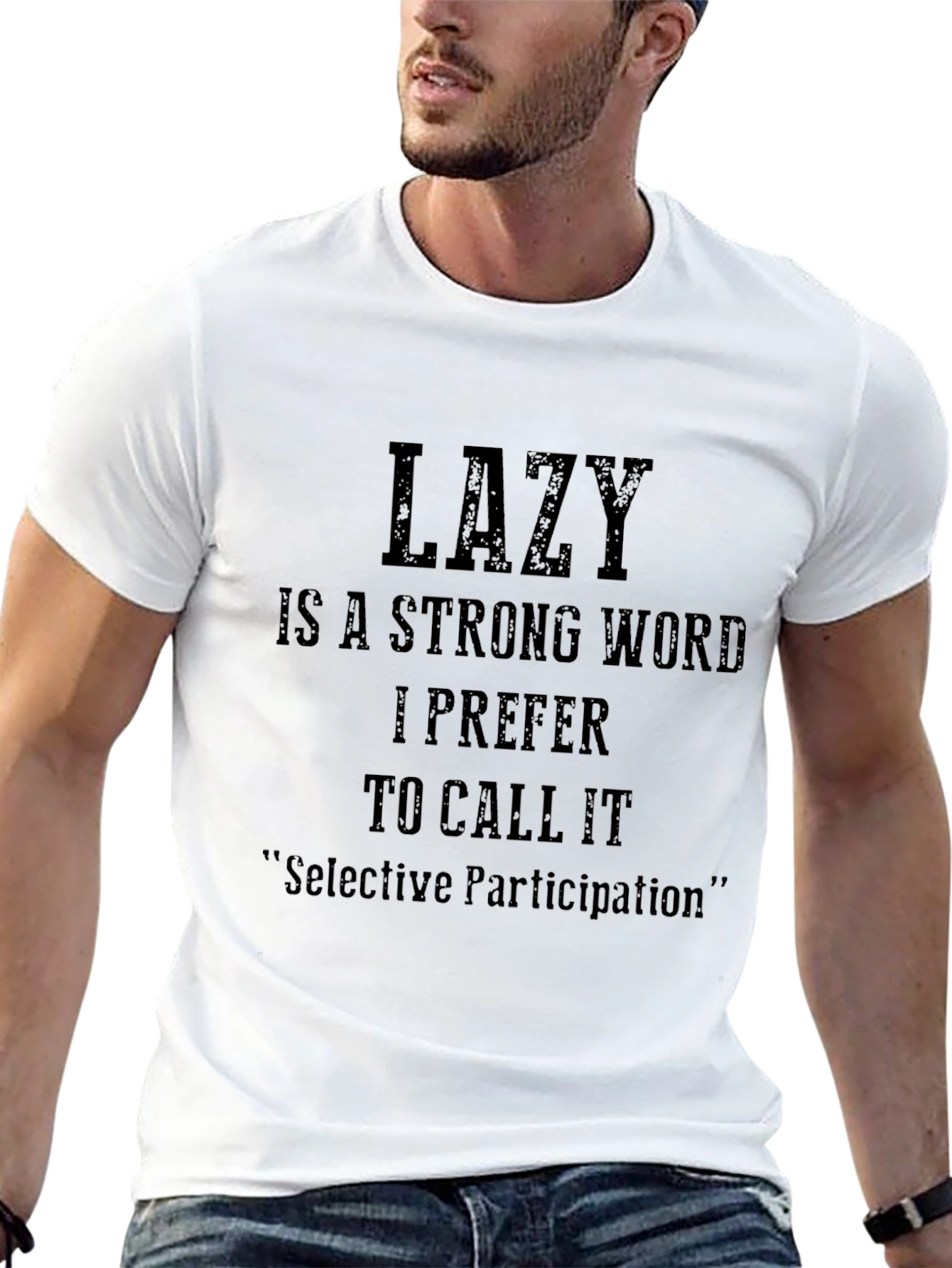 Funny Lazy Sarcastic Graphic T-Shirt