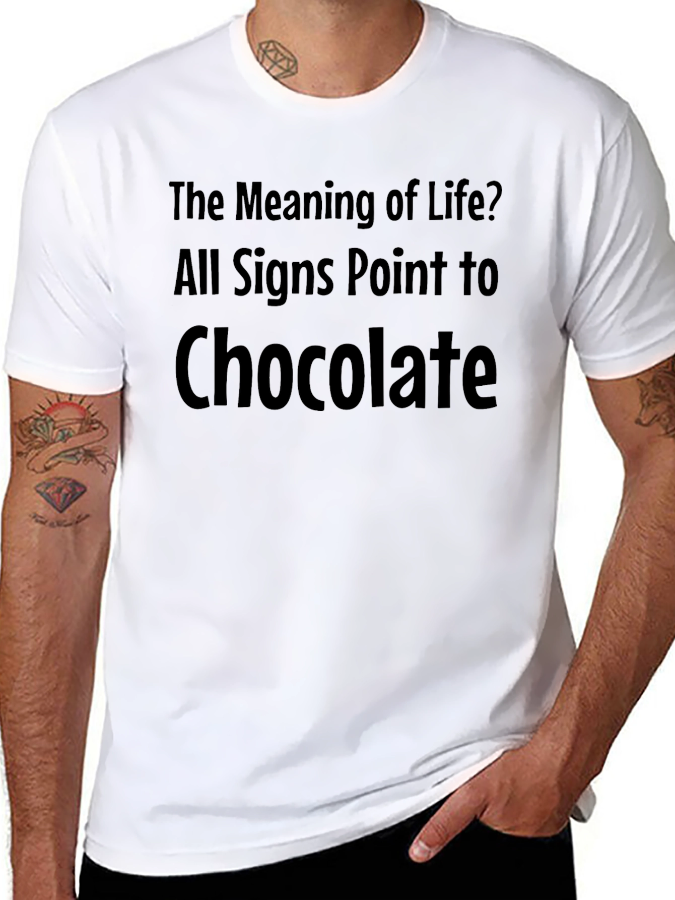 Chocolate T-Shirt - Meaning of Life Tee