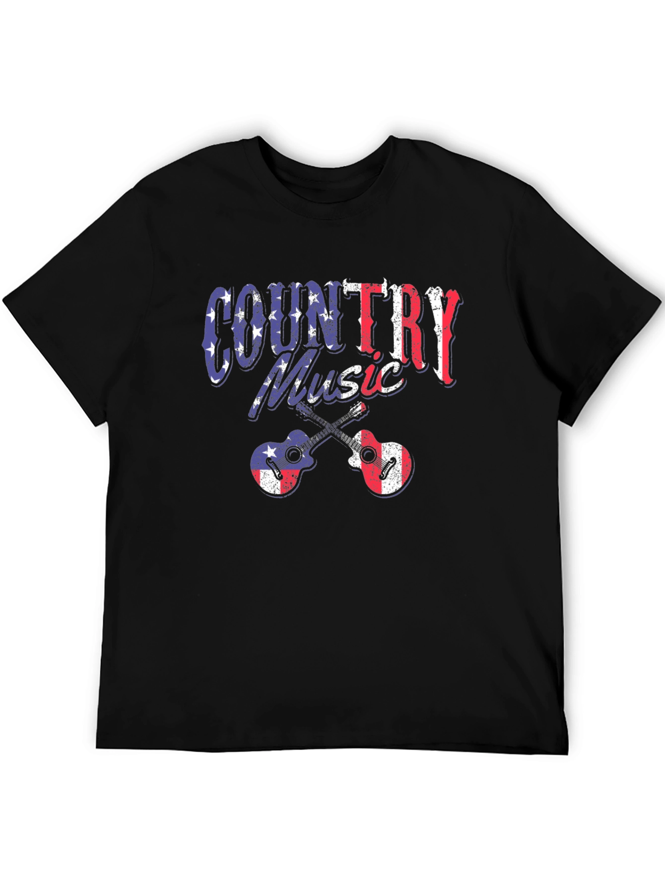 Country Music American Flag Graphic Tee