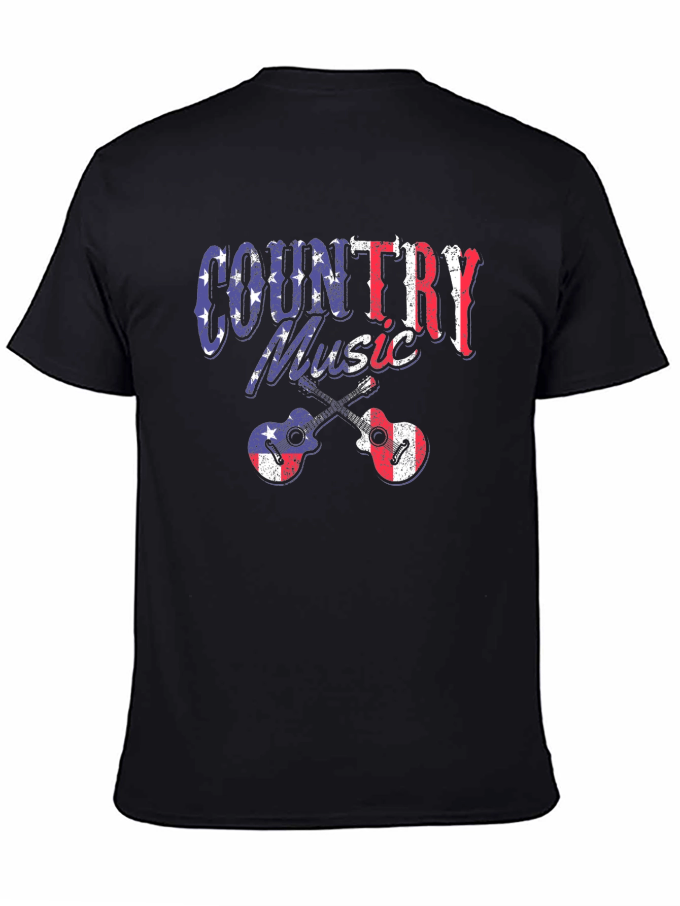 Country Music American Flag Graphic Tee