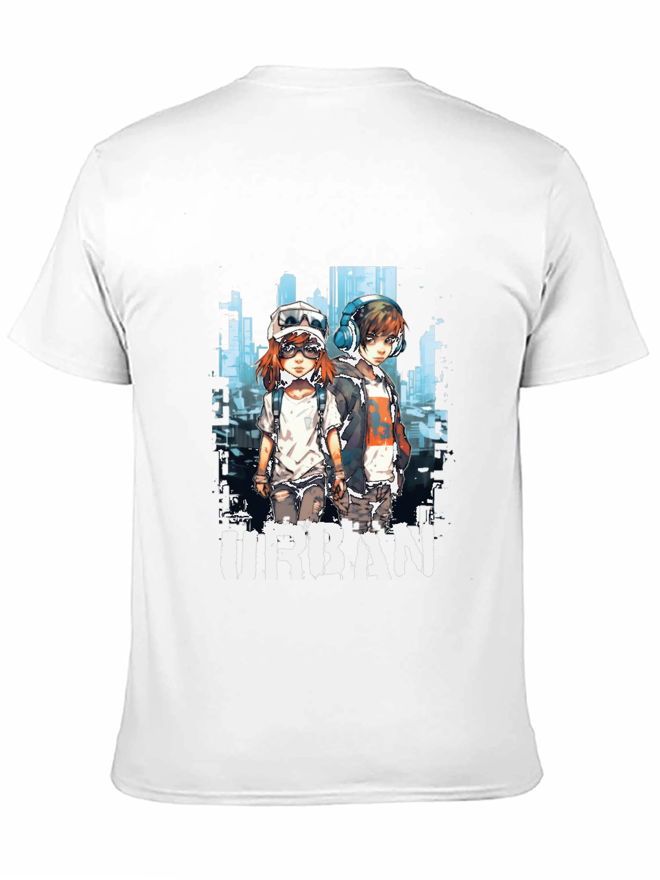 Urban Anime Graphic T-Shirt
