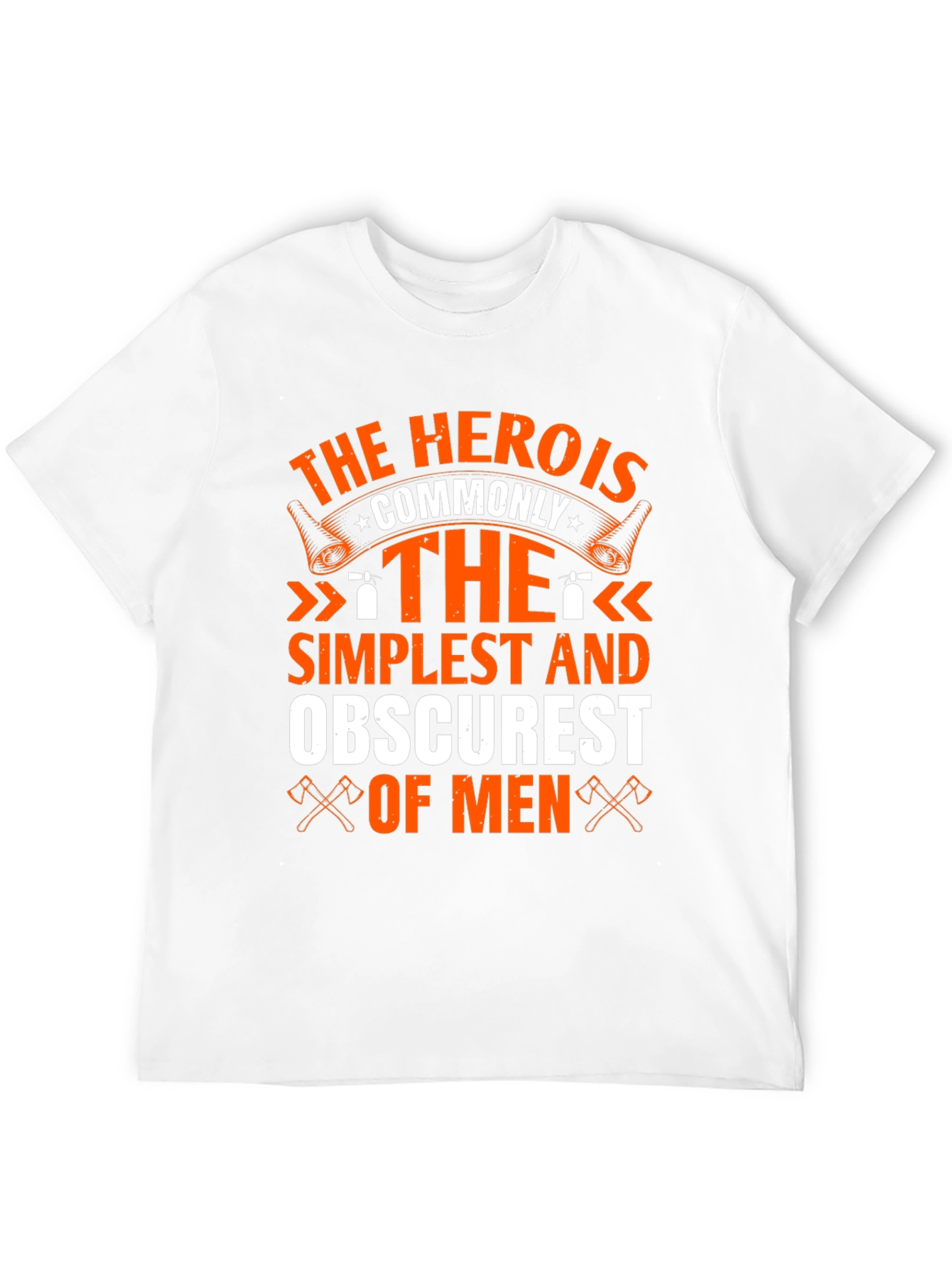 Hero Simplest Obscurest Men Graphic Tee