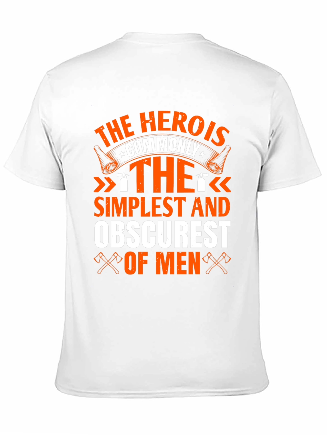 Hero Simplest Obscurest Men Graphic Tee