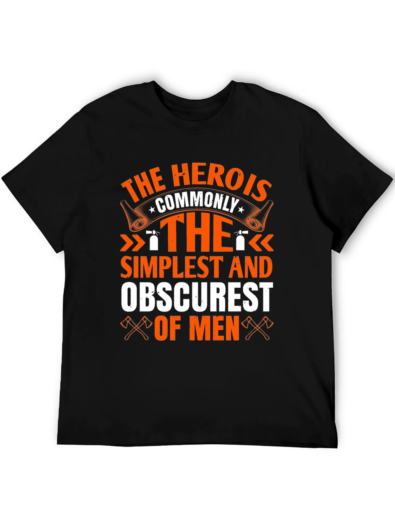 Hero Simplest Obscurest Men Graphic Tee