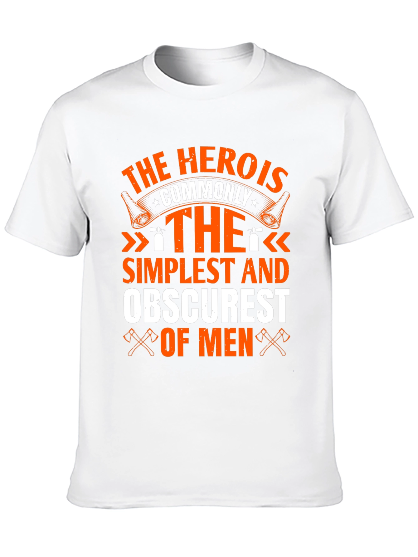 Hero Simplest Obscurest Men Graphic Tee