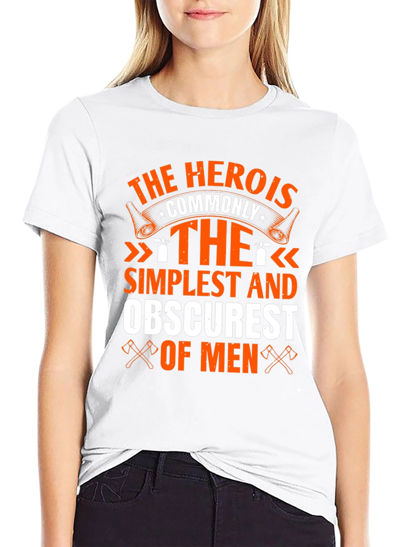 Hero Simplest Obscurest Men Graphic Tee