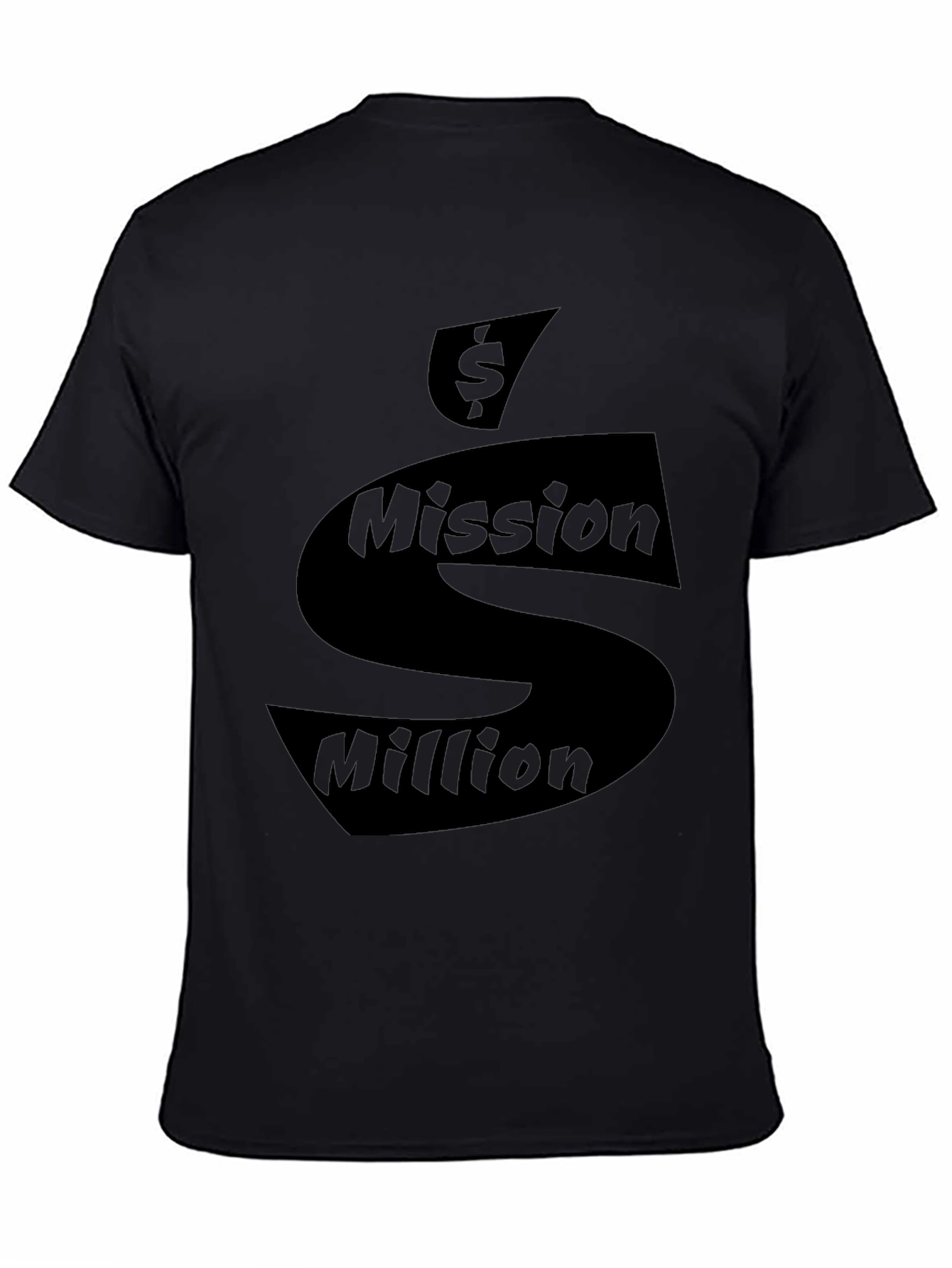 Mission Million Graphic Tee - Black