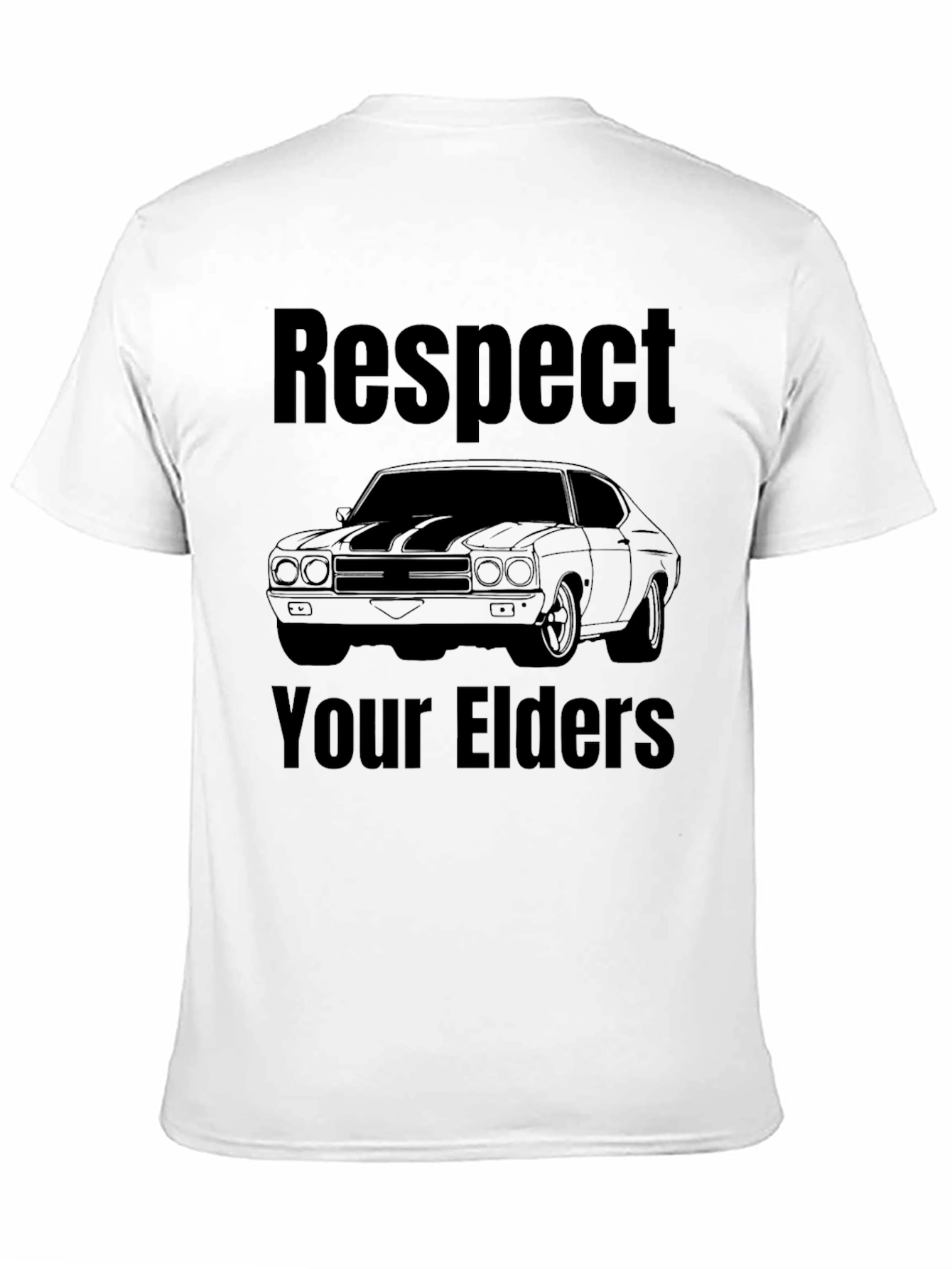 Respect Your Elders Car Graphic T-Shirt