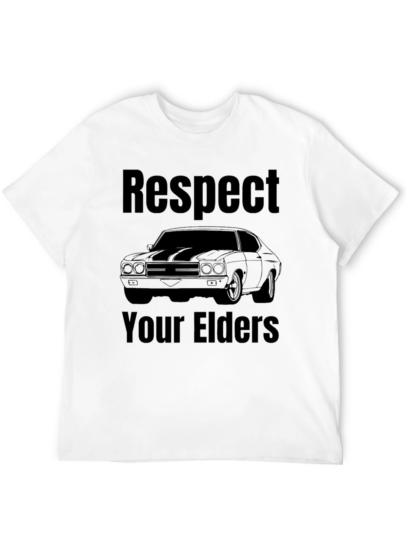 Respect Your Elders Car Graphic T-Shirt