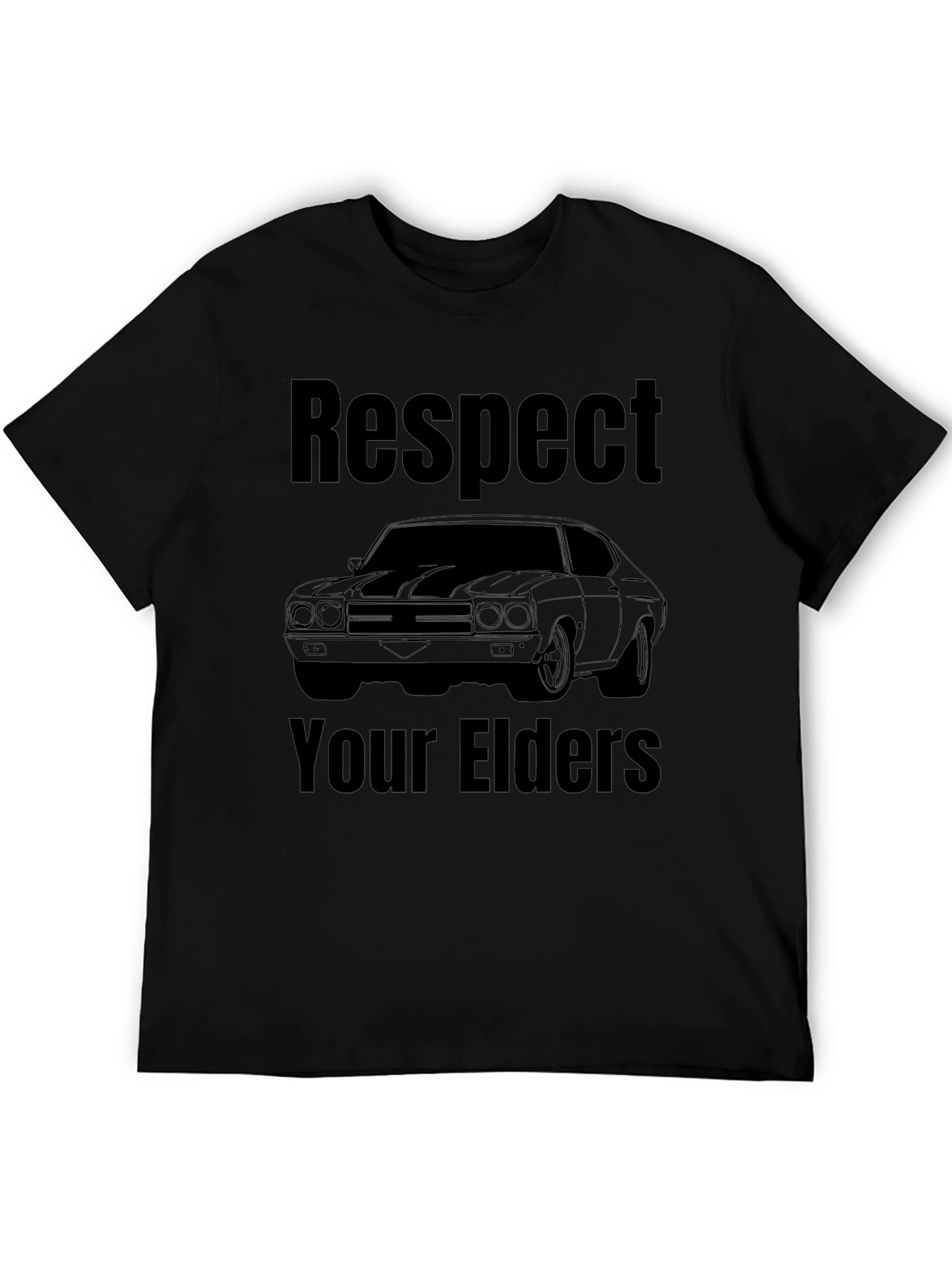 Respect Your Elders Car Graphic T-Shirt