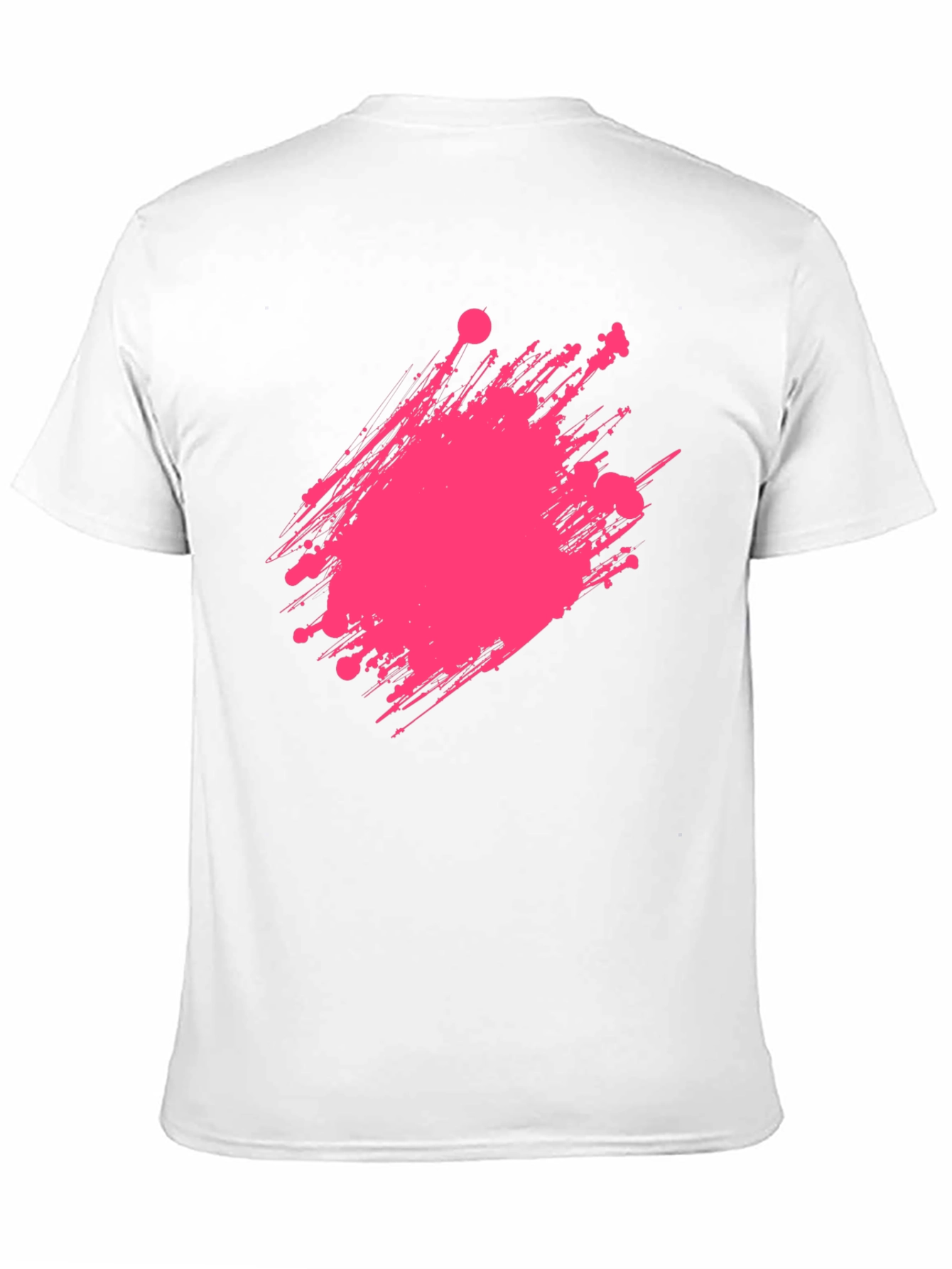 Modern Graphic Print Crew Neck T-Shirt
