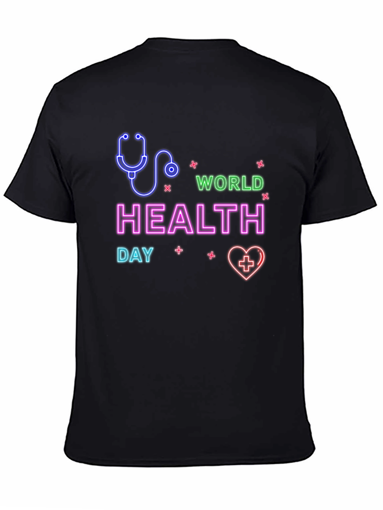 World Health Day Black Tee