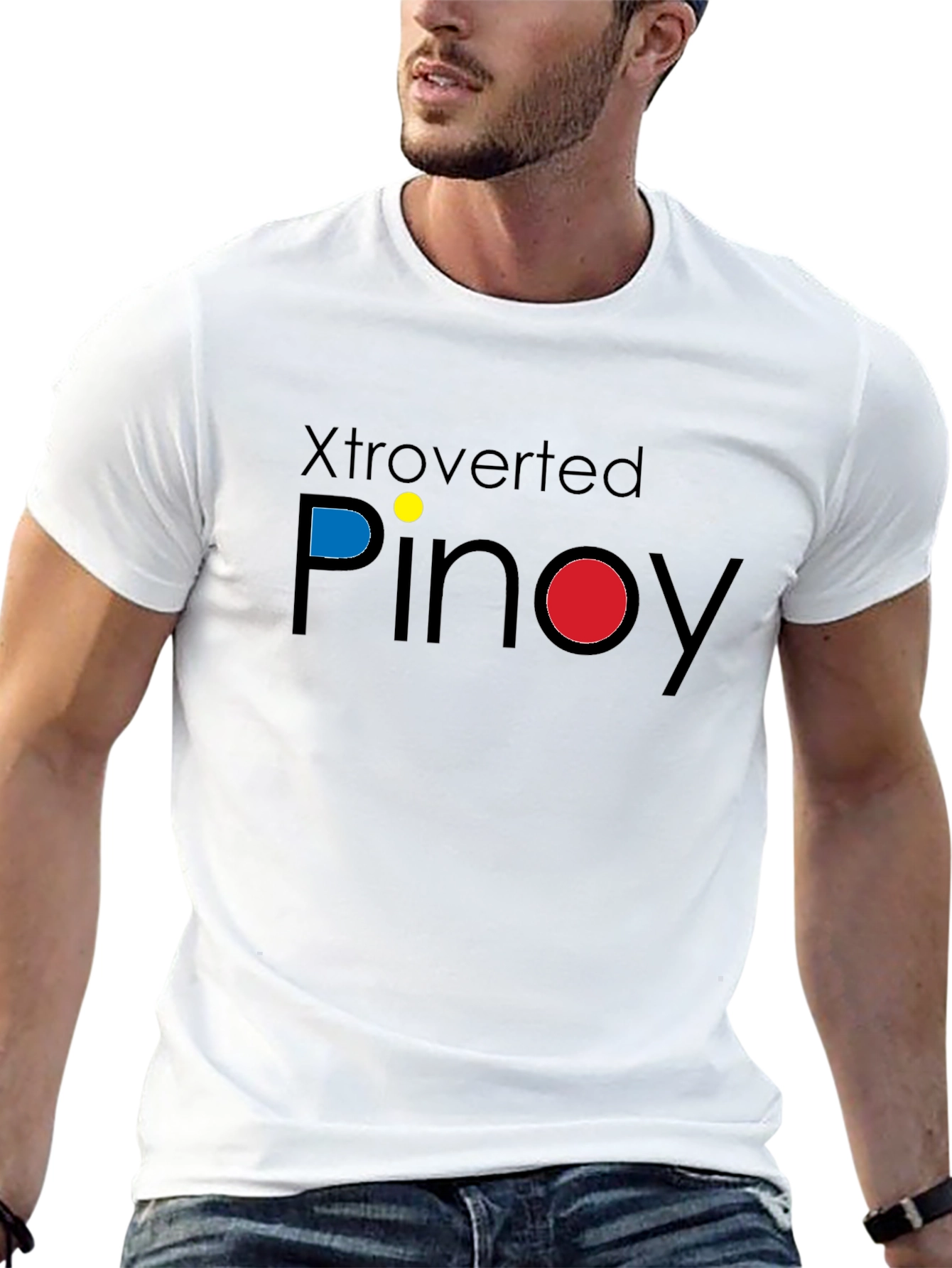 Xtroverted Pinoy Black T-Shirt - Philippines Pride