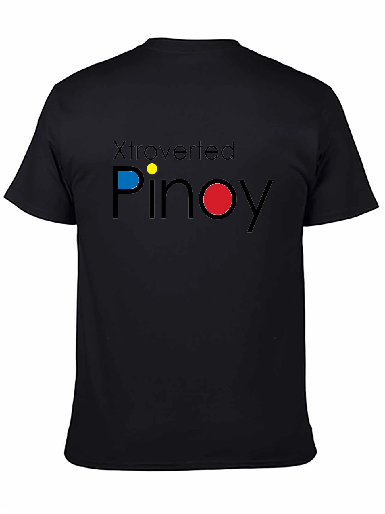 Xtroverted Pinoy Black T-Shirt - Philippines Pride