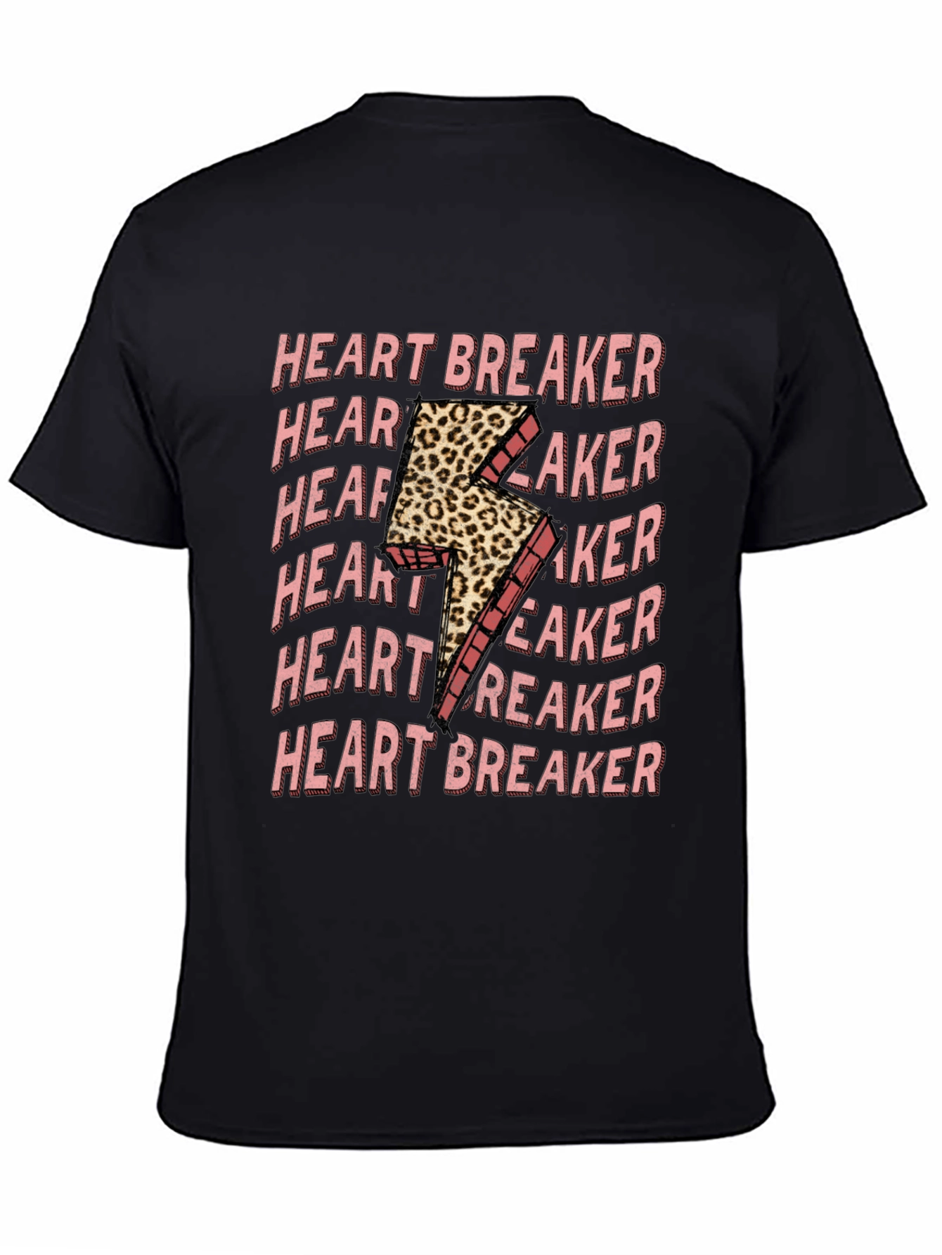Heartbreaker Leopard Bolt Graphic Tee