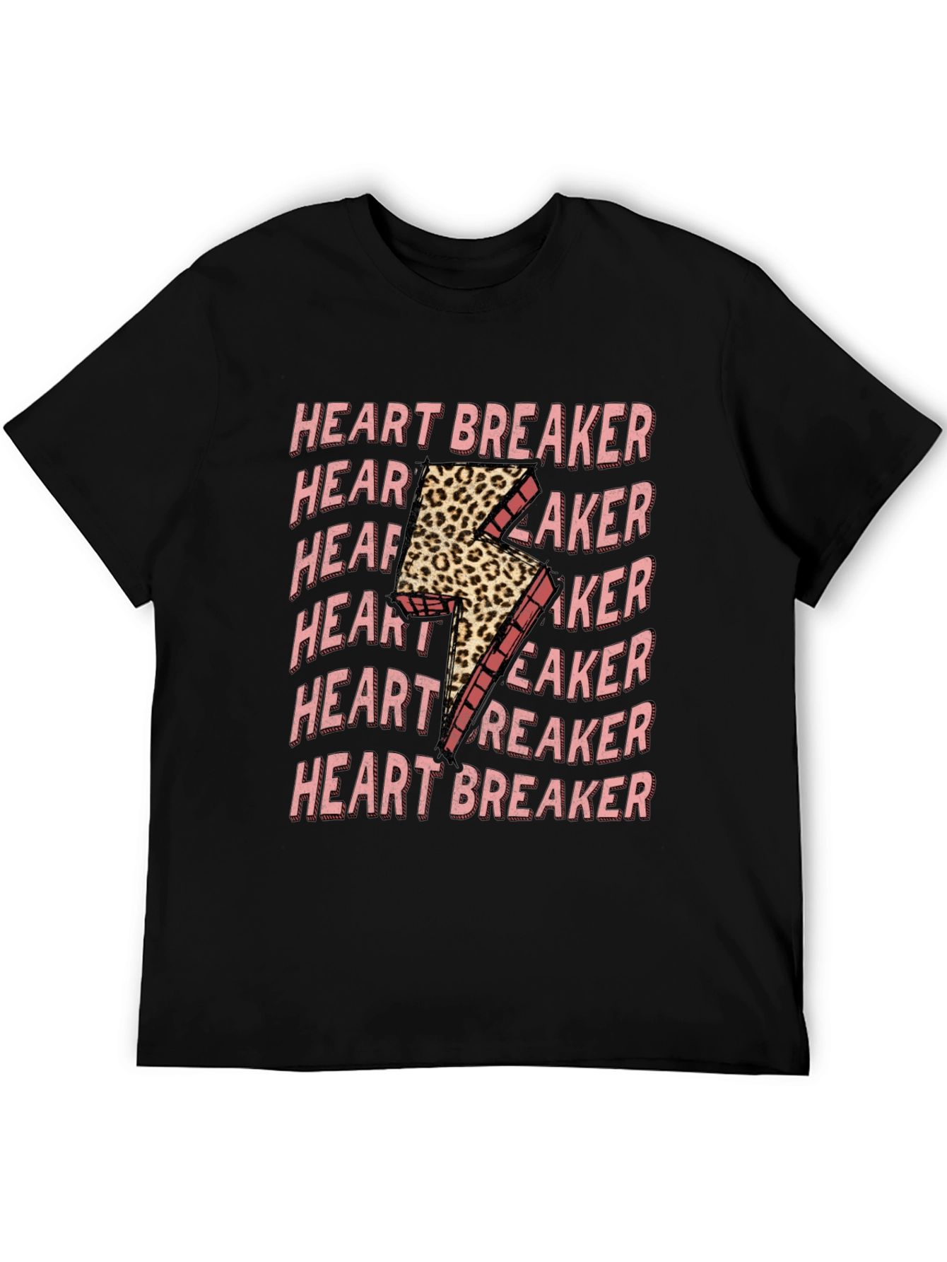 Heartbreaker Leopard Bolt Graphic Tee