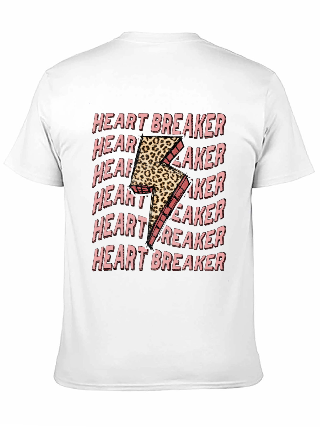 Heartbreaker Leopard Bolt Graphic Tee