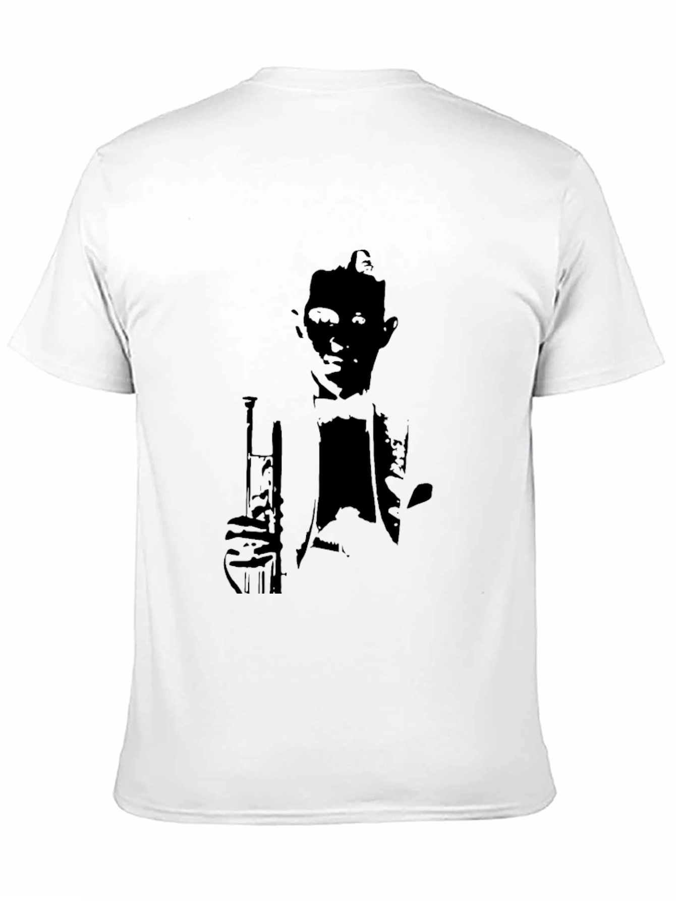 Black Silhouette Musician Graphic Tee
