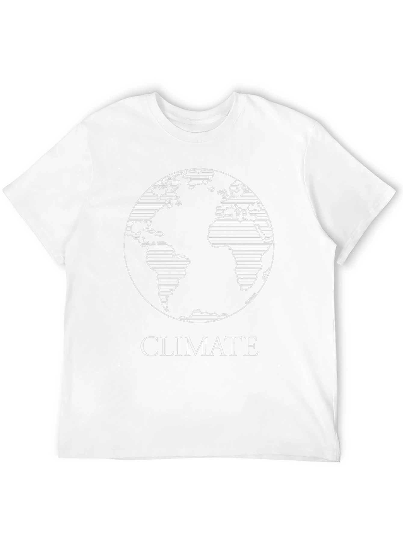 Climate Change Awareness Graphic T-Shirt - Black