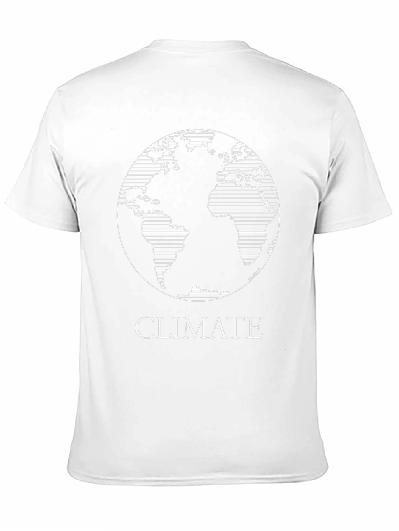 Climate Change Awareness Graphic T-Shirt - Black