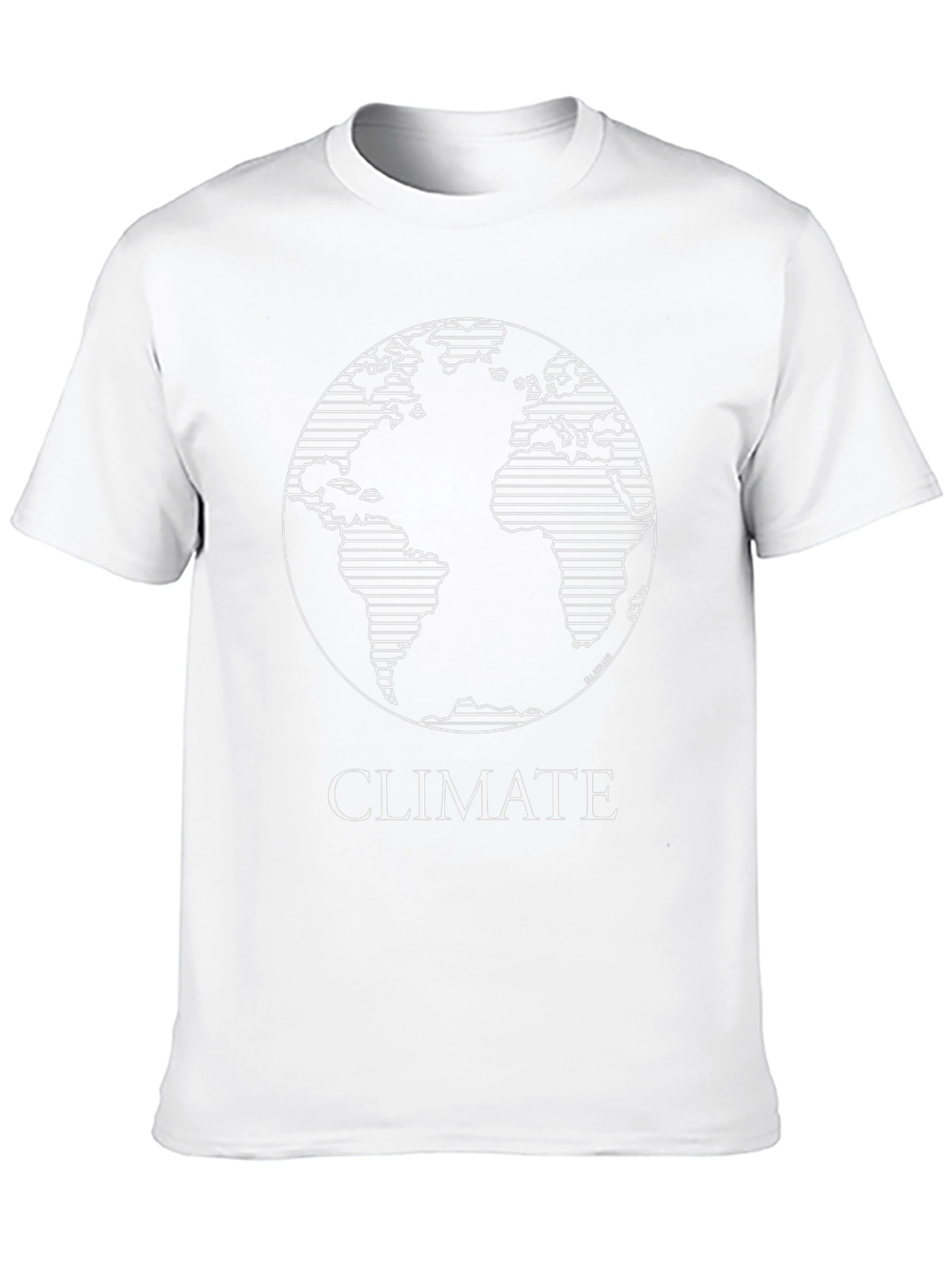 Climate Change Awareness Graphic T-Shirt - Black