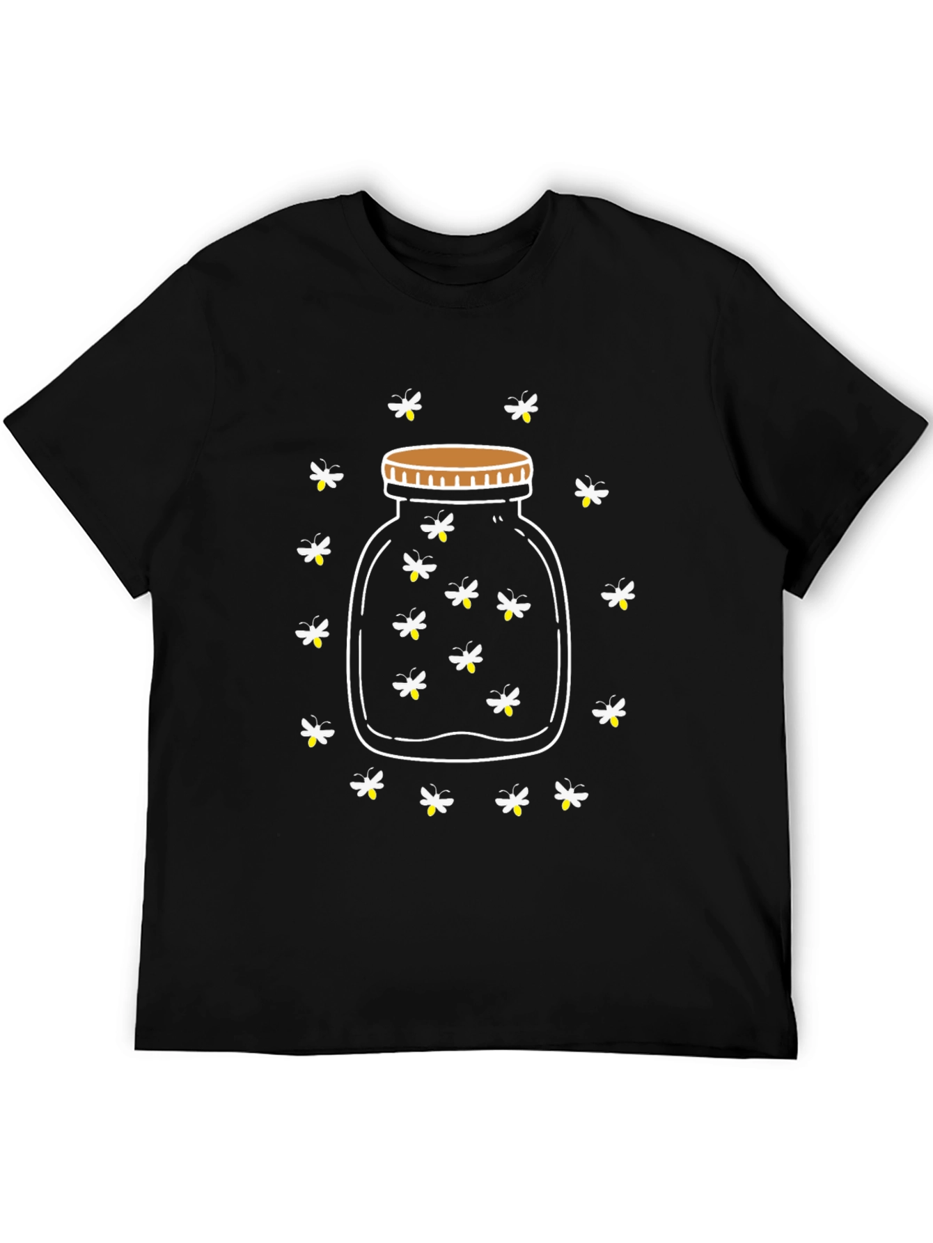 Firefly Jar Graphic Tee - Black Cotton Blend