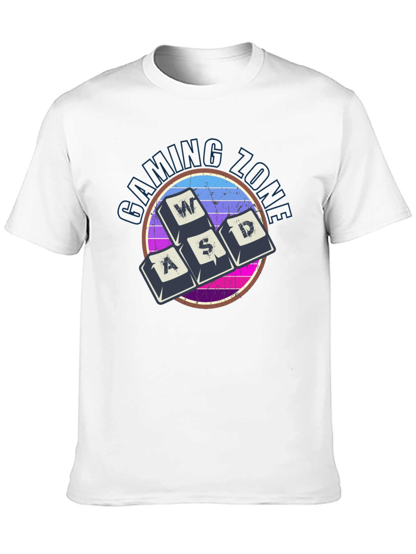 Gaming Zone Retro Keyboard T-Shirt - Gamer Apparel