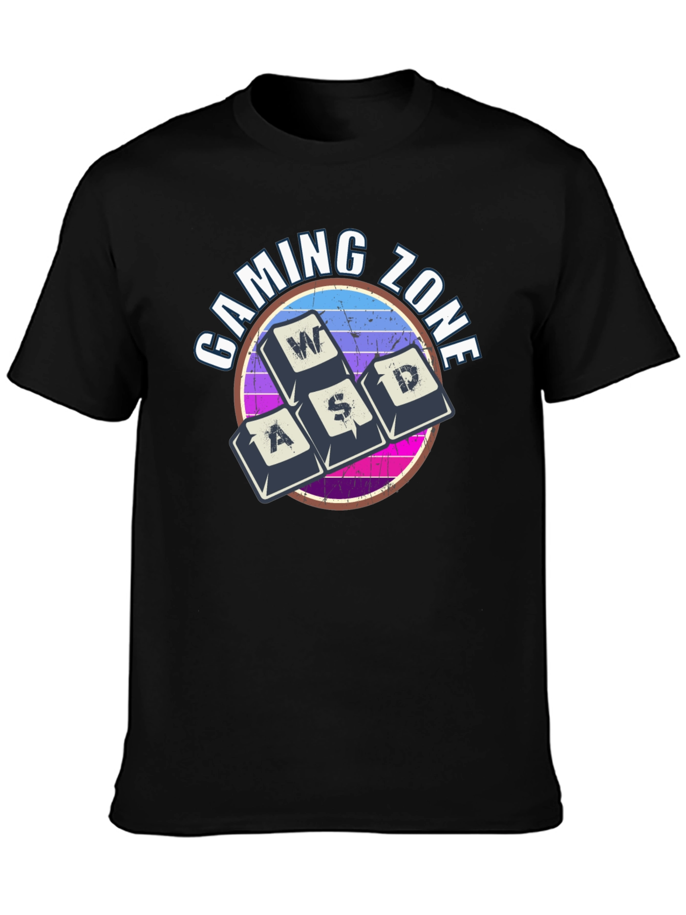 Gaming Zone Retro Keyboard T-Shirt - Gamer Apparel