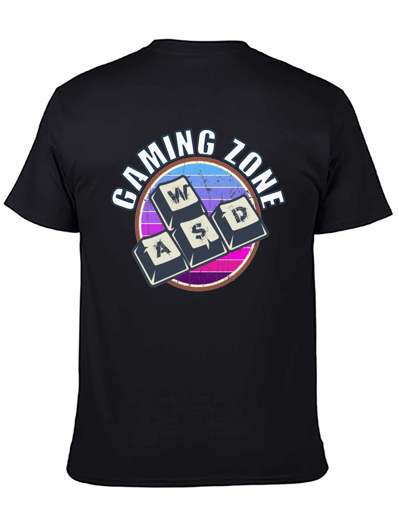 Gaming Zone Retro Keyboard T-Shirt - Gamer Apparel