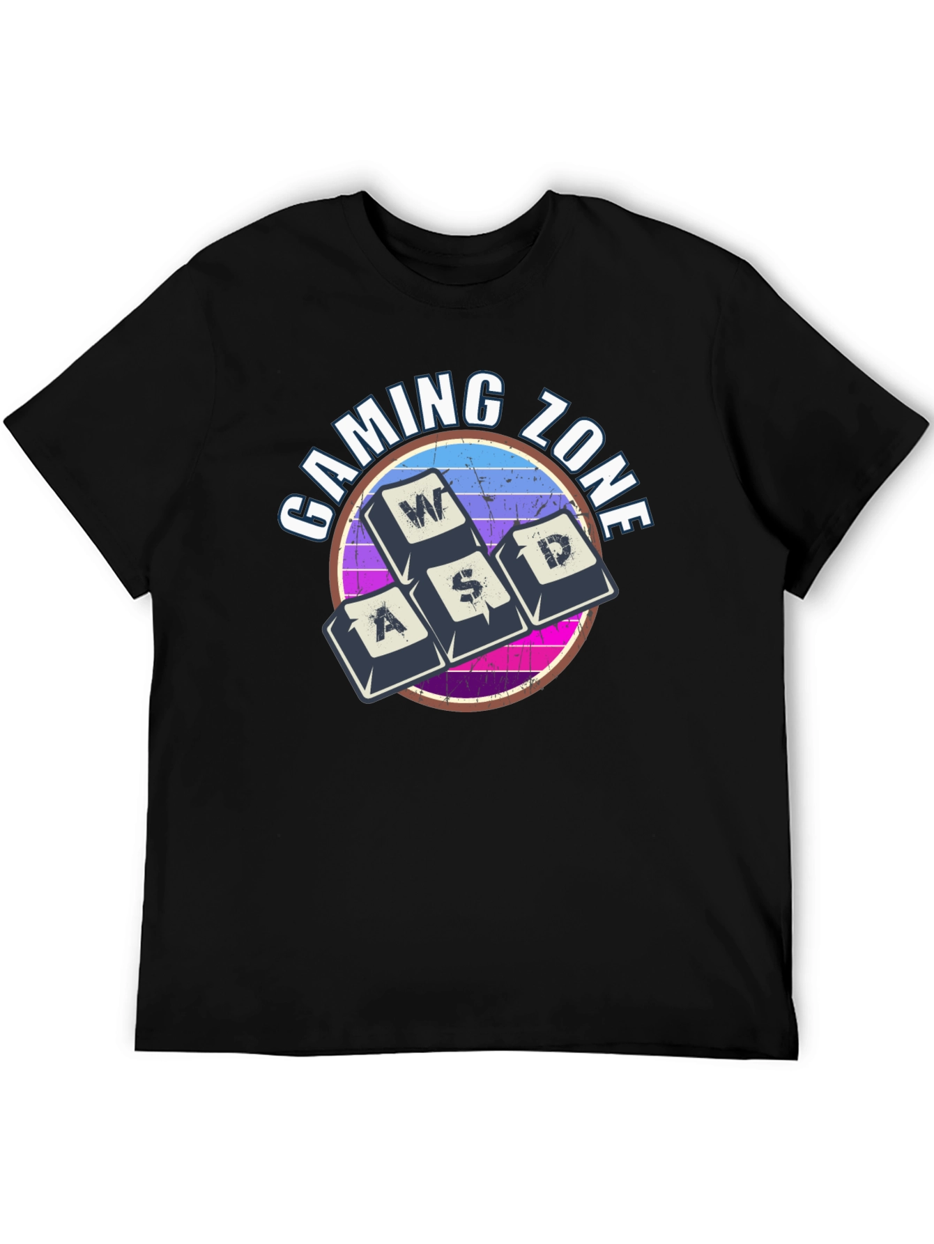 Gaming Zone Retro Keyboard T-Shirt - Gamer Apparel