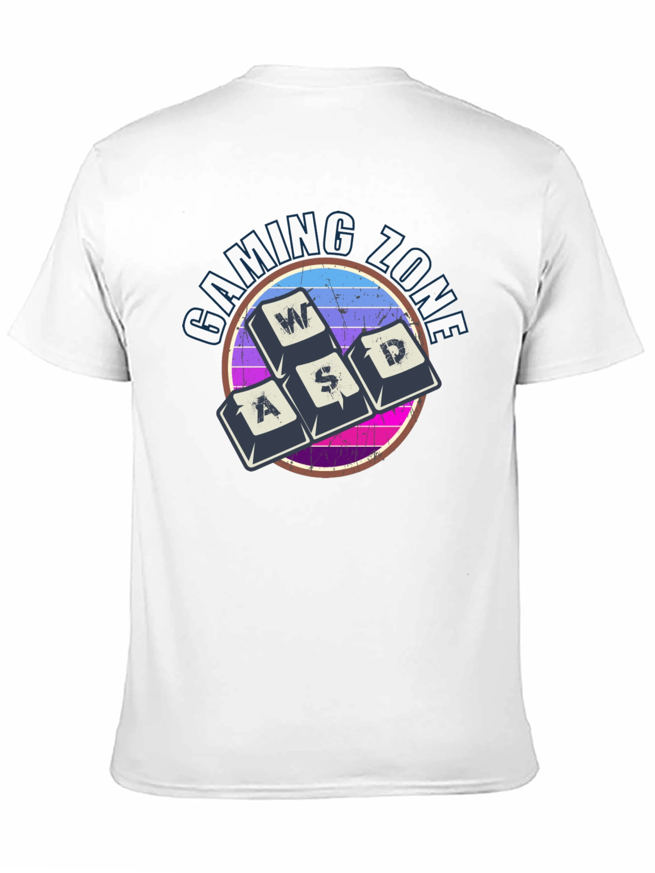 Gaming Zone Retro Keyboard T-Shirt - Gamer Apparel
